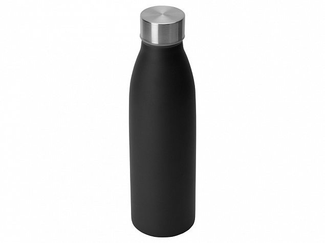 Стальная бутылка Rely, 800 мл, черный матовый с логотипом в Москве заказать по выгодной цене в кибермаркете AvroraStore