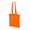 Cумка хозяйственная  Bagsy Super 220 г/м2, оранжевая с логотипом в Москве заказать по выгодной цене в кибермаркете AvroraStore