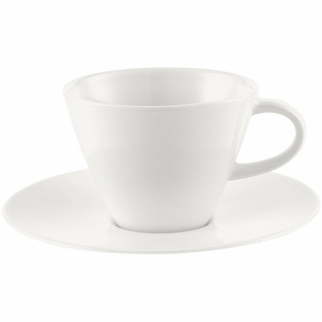 Чайная пара Caffe Club White с логотипом в Москве заказать по выгодной цене в кибермаркете AvroraStore