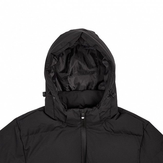 Куртка с подогревом Thermalli Everest, черная с логотипом в Москве заказать по выгодной цене в кибермаркете AvroraStore