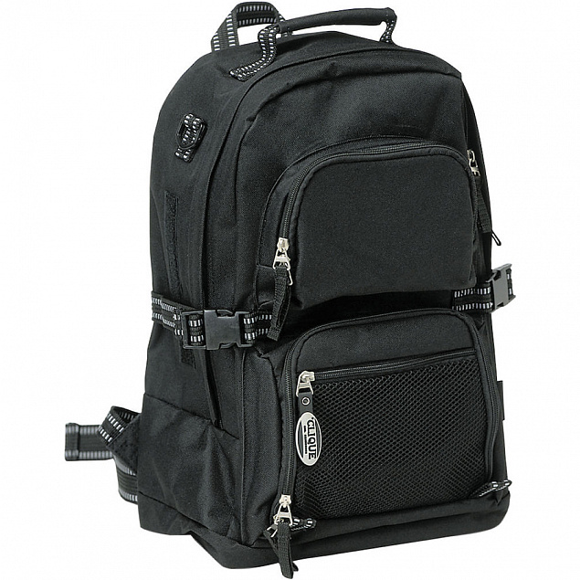 Рюкзак Basic Backpack, черный, 100% полиэстер, 600D с логотипом в Москве заказать по выгодной цене в кибермаркете AvroraStore