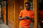 Рубашка поло мужская Inspire, оранжевая с логотипом в Москве заказать по выгодной цене в кибермаркете AvroraStore