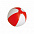 SUNNY Мяч пляжный надувной; бело-красный, 28 см, ПВХ с логотипом в Москве заказать по выгодной цене в кибермаркете AvroraStore