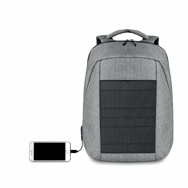 Рюкзак с солнечной батареей с логотипом в Москве заказать по выгодной цене в кибермаркете AvroraStore