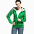 Толстовка женская 17W Зелёный с логотипом  заказать по выгодной цене в кибермаркете AvroraStore