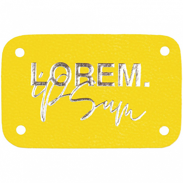 Лейбл Latte, S, желтый с логотипом в Москве заказать по выгодной цене в кибермаркете AvroraStore