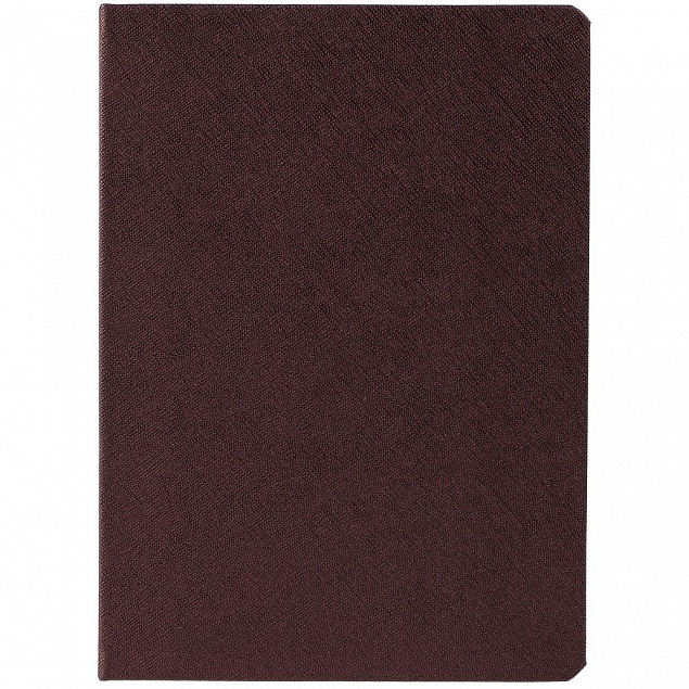 Ежедневник Saffian, недатированный, коричневый с логотипом в Москве заказать по выгодной цене в кибермаркете AvroraStore