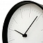 Часы настенные Lacky, белые с черным с логотипом в Москве заказать по выгодной цене в кибермаркете AvroraStore
