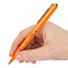 Ручка шариковая Senator Point ver.2, оранжевая с логотипом в Москве заказать по выгодной цене в кибермаркете AvroraStore