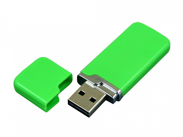 USB 2.0- флешка на 8 Гб с оригинальным колпачком с логотипом в Москве заказать по выгодной цене в кибермаркете AvroraStore