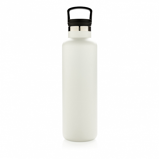 Герметичная вакуумная бутылка, белая с логотипом в Москве заказать по выгодной цене в кибермаркете AvroraStore