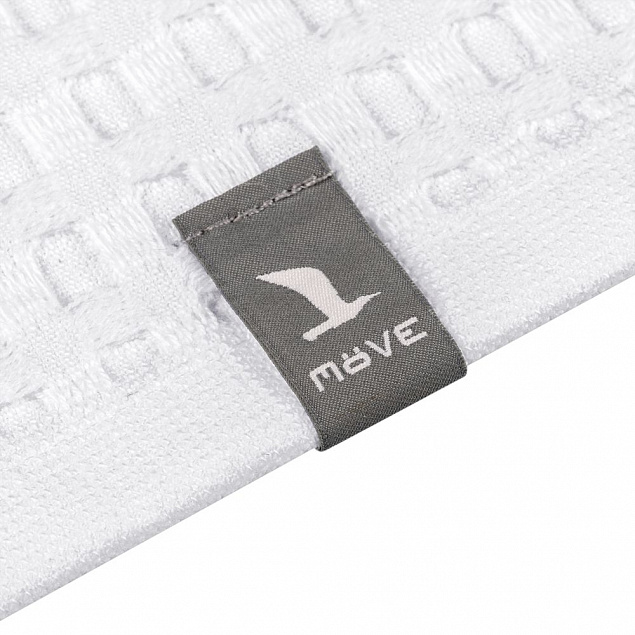 Полотенце вафельное Piquee, малое, белое с логотипом в Москве заказать по выгодной цене в кибермаркете AvroraStore