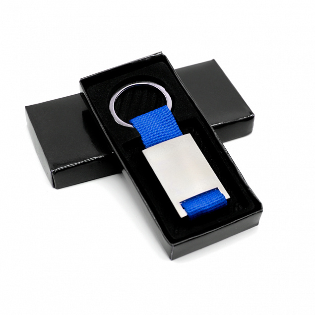 Брелок TYPPO в подарочной упаковке - Синий HH с логотипом в Москве заказать по выгодной цене в кибермаркете AvroraStore