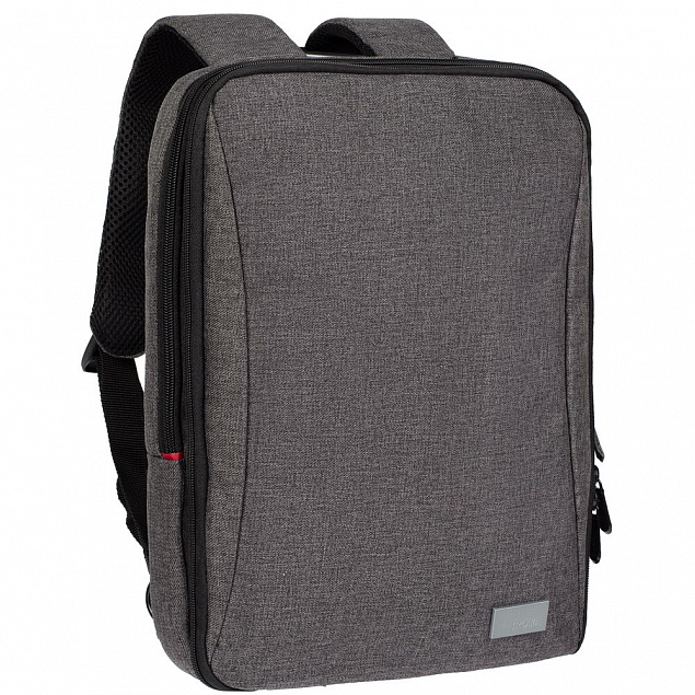 Рюкзак для ноутбука Saftsack, серый с логотипом в Москве заказать по выгодной цене в кибермаркете AvroraStore