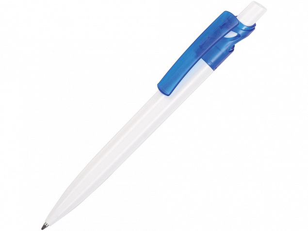 Ручка пластиковая шариковая Maxx White Bis с логотипом в Москве заказать по выгодной цене в кибермаркете AvroraStore