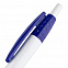 Ручка шариковая Champion ver.2, белая с синим с логотипом в Москве заказать по выгодной цене в кибермаркете AvroraStore