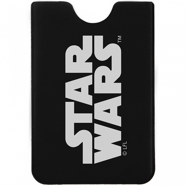 Чехол для карточки Star Wars, черный с логотипом в Москве заказать по выгодной цене в кибермаркете AvroraStore