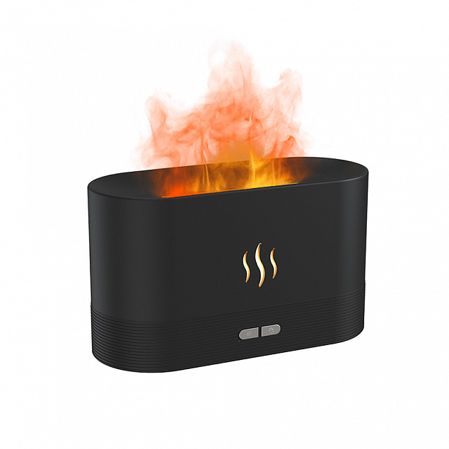 USB арома увлажнитель воздуха Flame со светодиодной подсветкой - изображением огня с логотипом в Москве заказать по выгодной цене в кибермаркете AvroraStore