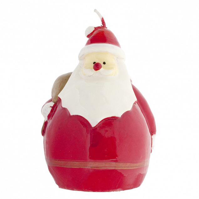 Свеча "Дед Мороз" с логотипом в Москве заказать по выгодной цене в кибермаркете AvroraStore