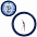 Часы настенные "ПРОМО" разборные ; яркий синий, D28,5 см; пластик с логотипом в Москве заказать по выгодной цене в кибермаркете AvroraStore