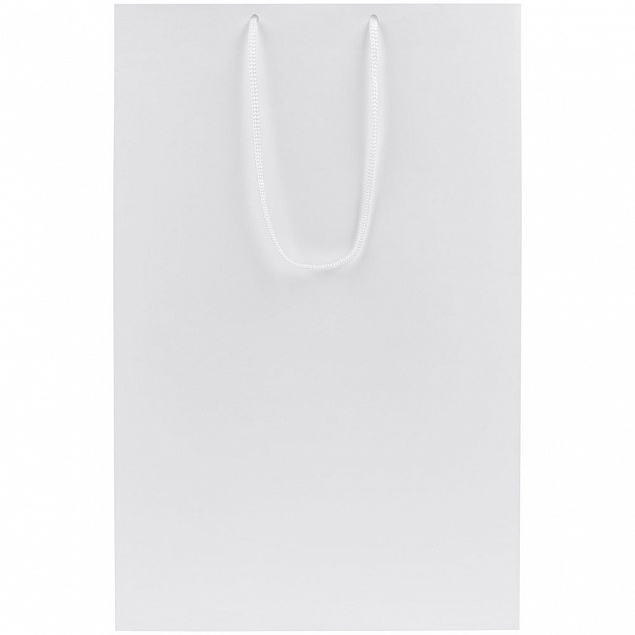 Пакет бумажный Porta, средний, белый с логотипом  заказать по выгодной цене в кибермаркете AvroraStore