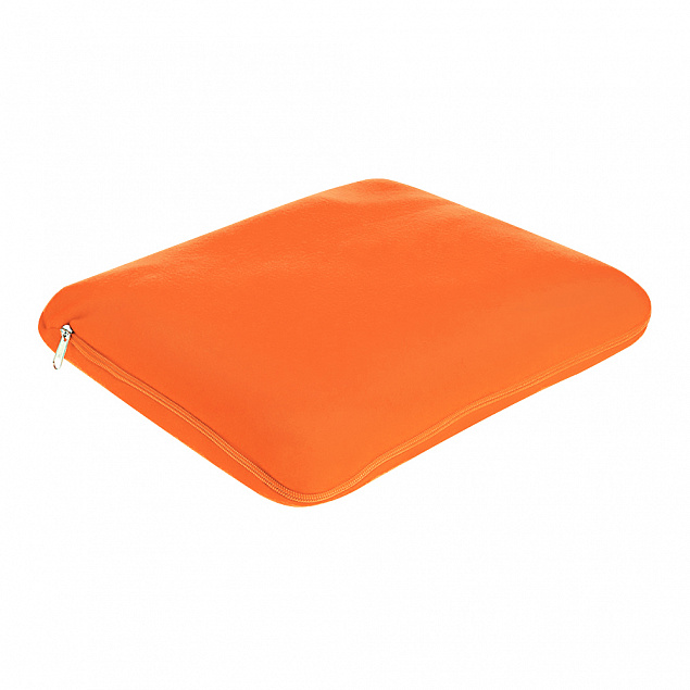 Плед-подушка "Вояж" - Оранжевый OO с логотипом в Москве заказать по выгодной цене в кибермаркете AvroraStore