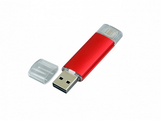 USB 2.0/micro USB- флешка на 32 Гб с логотипом в Москве заказать по выгодной цене в кибермаркете AvroraStore