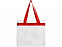 Сумка Hampton, прозрачный/красный с логотипом в Москве заказать по выгодной цене в кибермаркете AvroraStore