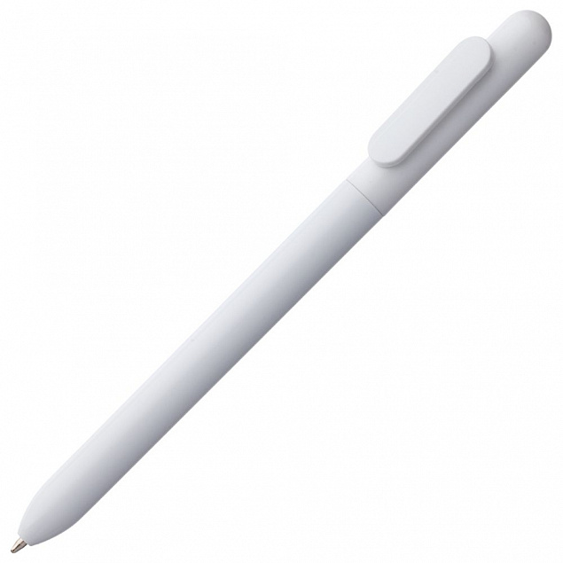 Ручка шариковая Swiper, белая с логотипом в Москве заказать по выгодной цене в кибермаркете AvroraStore