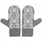 Варежки Onego, серые с логотипом в Москве заказать по выгодной цене в кибермаркете AvroraStore