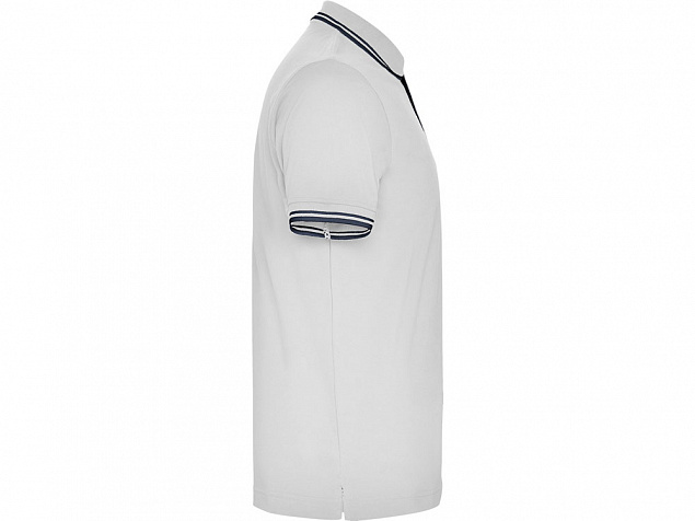 Рубашка поло Montreal мужская, белый/нэйви с логотипом в Москве заказать по выгодной цене в кибермаркете AvroraStore