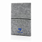 Блокнот в мягкой обложке из переработанного фетра (стандарт GRS), А5 с логотипом  заказать по выгодной цене в кибермаркете AvroraStore