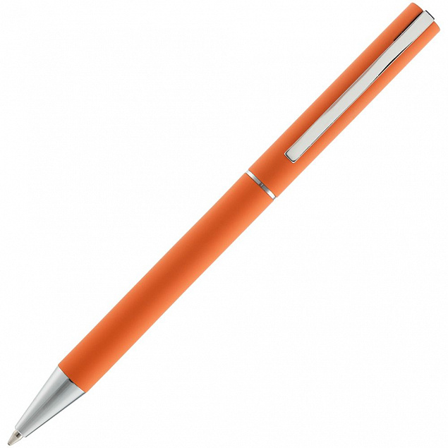 Ручка шариковая Blade Soft Touch, оранжевая с логотипом в Москве заказать по выгодной цене в кибермаркете AvroraStore