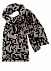 Шарф QR-code , песочный/черный с логотипом в Москве заказать по выгодной цене в кибермаркете AvroraStore