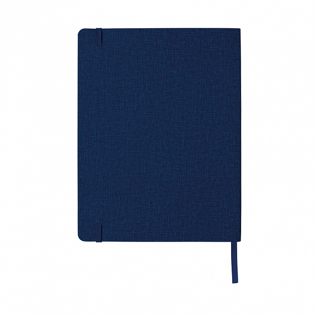 Блокнот Deluxe в мягкой обложке B5 XL, синий с логотипом в Москве заказать по выгодной цене в кибермаркете AvroraStore