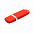 Флешка "Shape" с покрытием Софт Тач 16 Гб - Красный PP с логотипом в Москве заказать по выгодной цене в кибермаркете AvroraStore