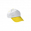 Бейсболка PROMOTION, белая - лимонно-желтая с логотипом в Москве заказать по выгодной цене в кибермаркете AvroraStore