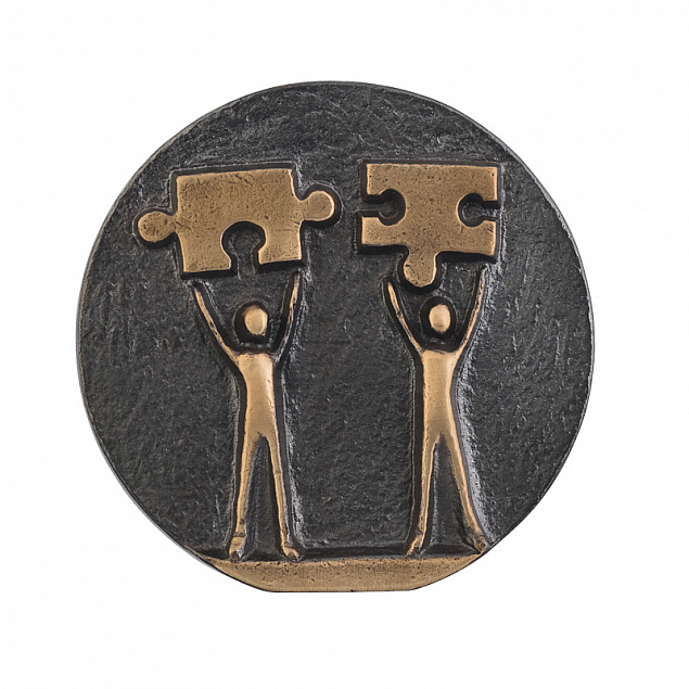 Медаль подарочная "Все сложится" с логотипом в Москве заказать по выгодной цене в кибермаркете AvroraStore