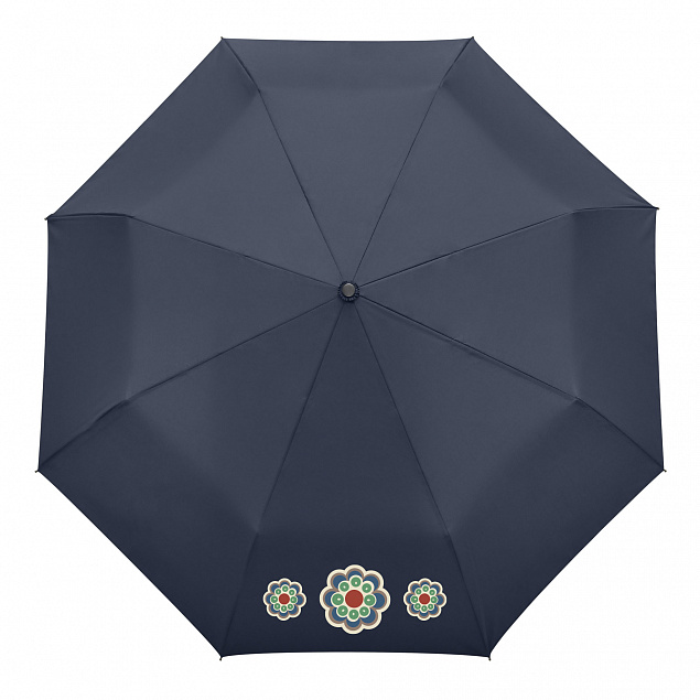Зонт складной  Nord, синий с логотипом в Москве заказать по выгодной цене в кибермаркете AvroraStore