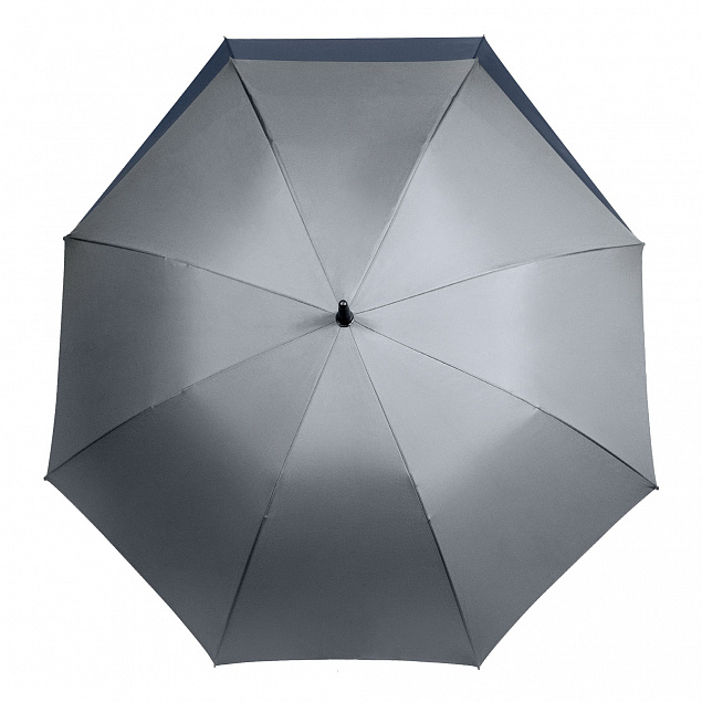 Зонт-трость Portobello Dune, серый/синий с логотипом в Москве заказать по выгодной цене в кибермаркете AvroraStore