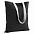 Холщовая сумка на плечо Juhu, черная с логотипом в Москве заказать по выгодной цене в кибермаркете AvroraStore