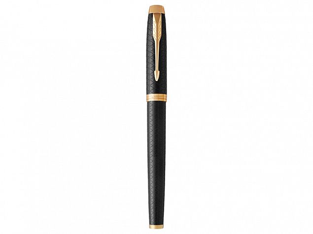 Ручка роллер Parker IM Premium Black GT с логотипом в Москве заказать по выгодной цене в кибермаркете AvroraStore