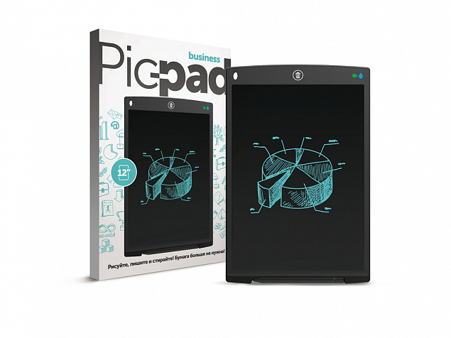 Планшет для рисования Pic-Pad Business Big с ЖК экраном с логотипом в Москве заказать по выгодной цене в кибермаркете AvroraStore