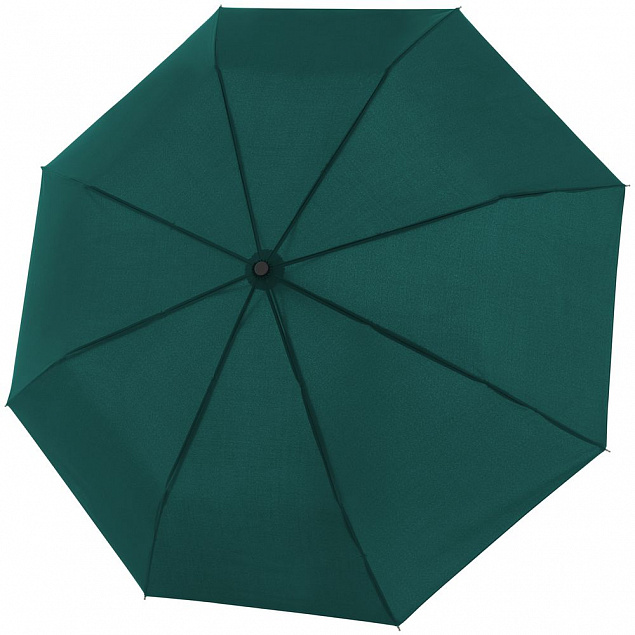 Складной зонт Fiber Magic Superstrong, зеленый с логотипом в Москве заказать по выгодной цене в кибермаркете AvroraStore