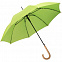Зонт-трость OkoBrella, зеленое яблоко с логотипом в Москве заказать по выгодной цене в кибермаркете AvroraStore
