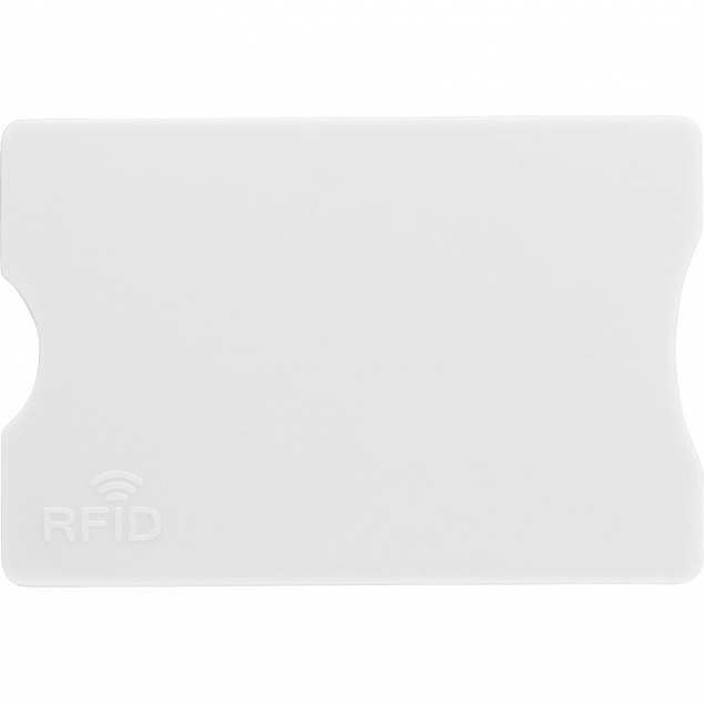 Держатель для карт, защита RFID, белый с логотипом в Москве заказать по выгодной цене в кибермаркете AvroraStore