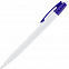 Ручка шариковая Champion ver.2, белая с синим с логотипом в Москве заказать по выгодной цене в кибермаркете AvroraStore