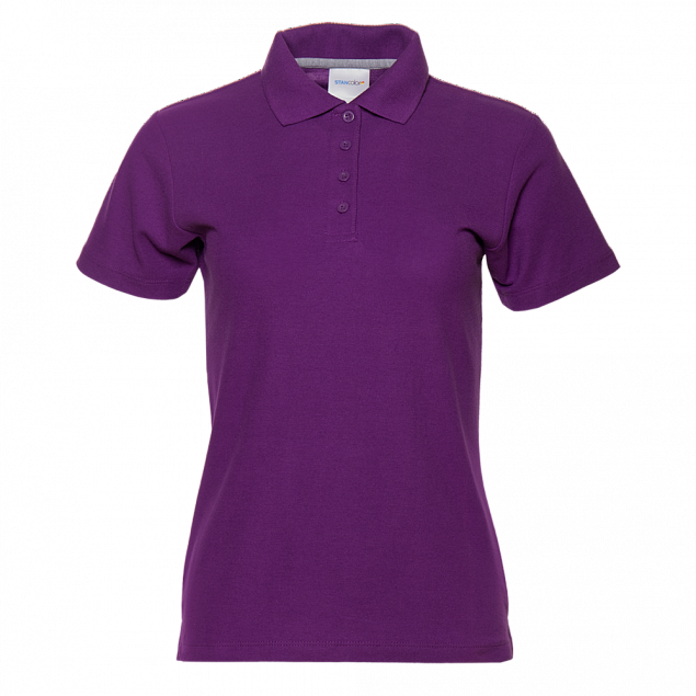 Рубашка поло Рубашка женская 04WL Фиолетовый с логотипом в Москве заказать по выгодной цене в кибермаркете AvroraStore