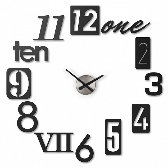 Часы настенные Numbra с логотипом в Москве заказать по выгодной цене в кибермаркете AvroraStore