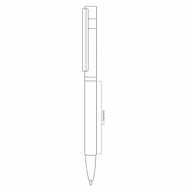 Ручка шариковая "Mars", белый, покрытие soft touch с логотипом в Москве заказать по выгодной цене в кибермаркете AvroraStore